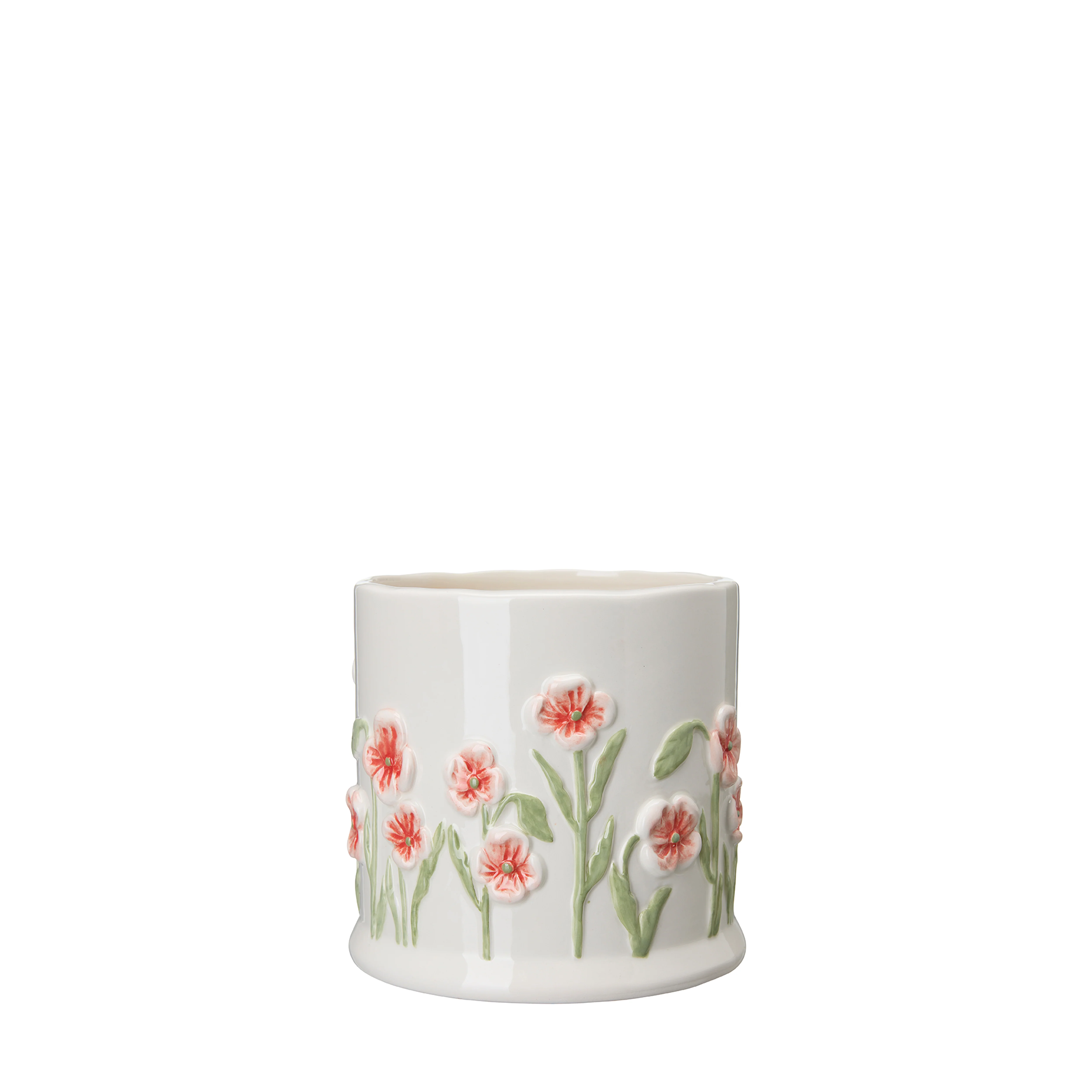 Wikholm Poppy Ceramic Plant Pot - Image 2