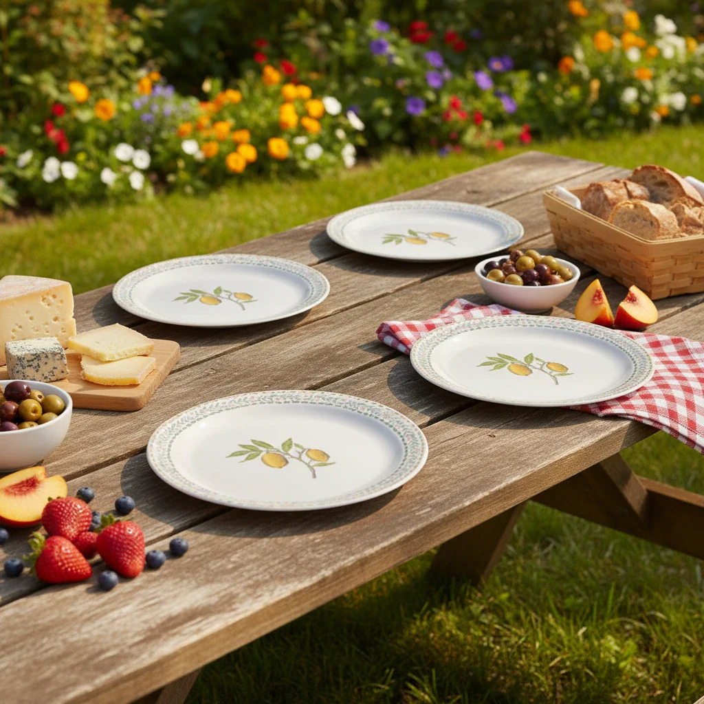 Willam Morris At Home Fruit Melamine Dinner Plate  (Set Of 4) - Image 6