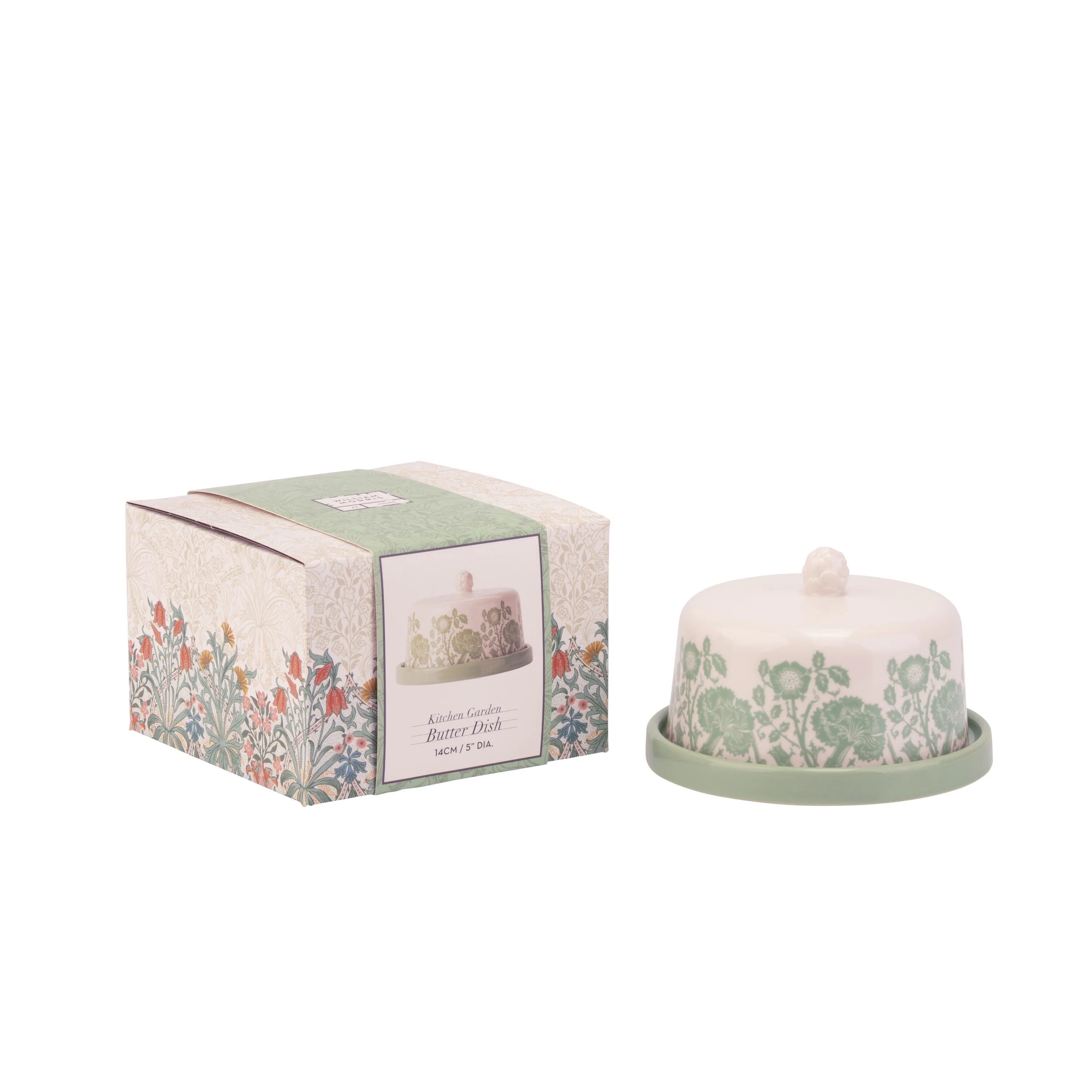 William Morris At Home Kitchen Garden Butter Dish - Image 6