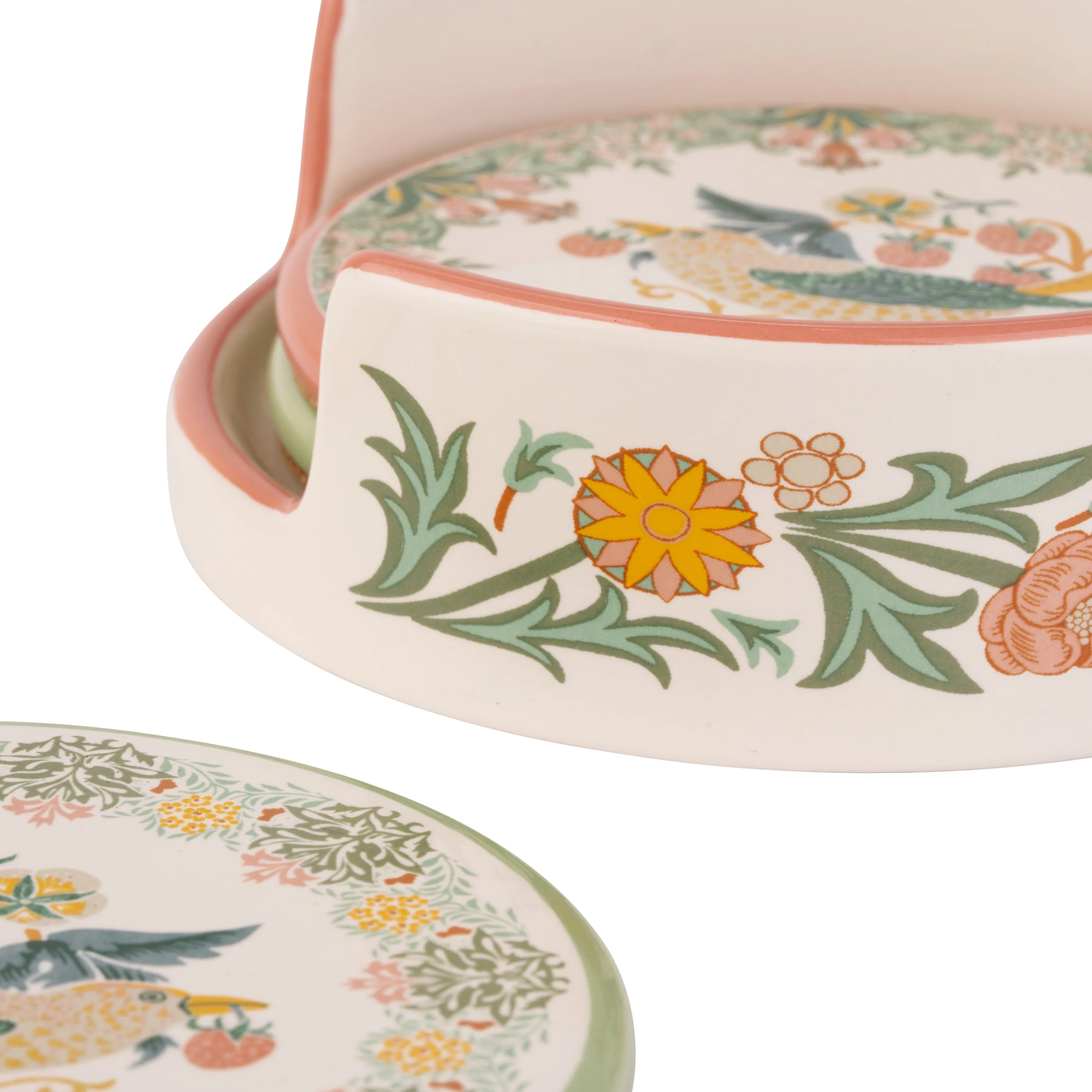 William Morris At Home Kitchen Garden Ceramic Coasters - Image 8