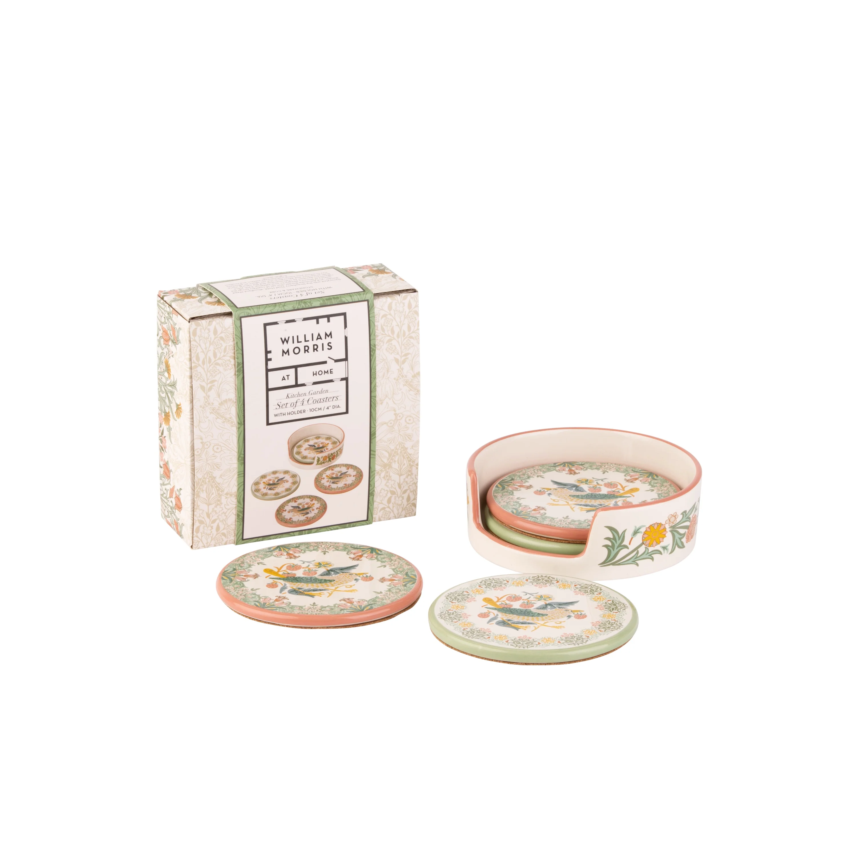 William Morris At Home Kitchen Garden Ceramic Coasters - Image 9