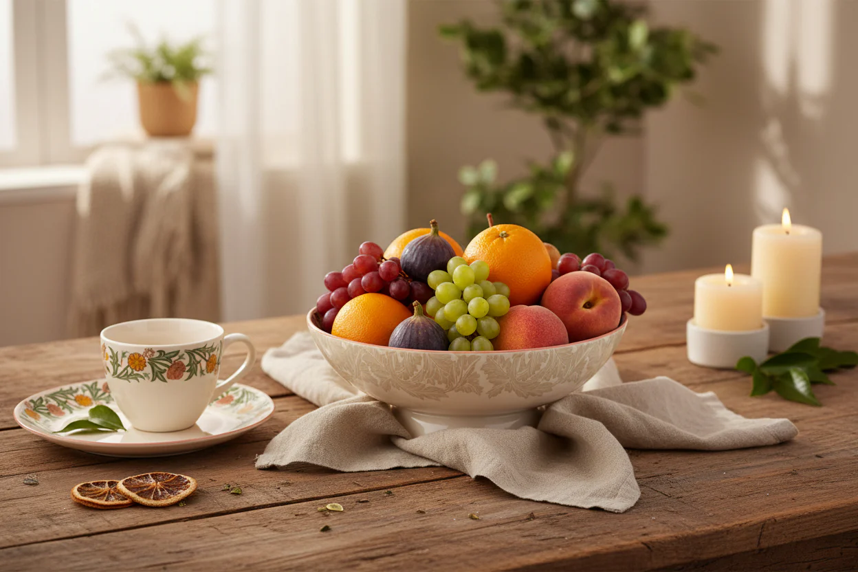 William Morris At Home Kitchen Garden Footed  Serving Bowl - Image 5