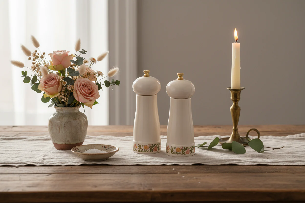 William Morris At Home Kitchen Garden Salt and Pepper Grinder Set - Image 5