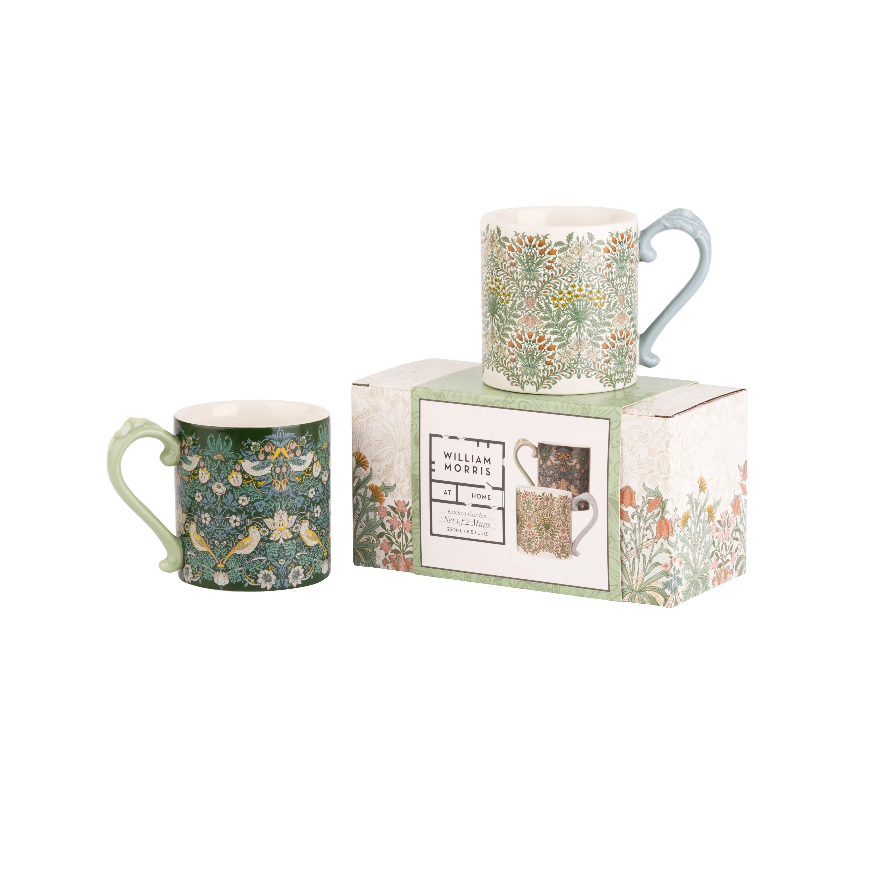 William Morris At Home Kitchen Garden Set of 2 Mugs - Image 6