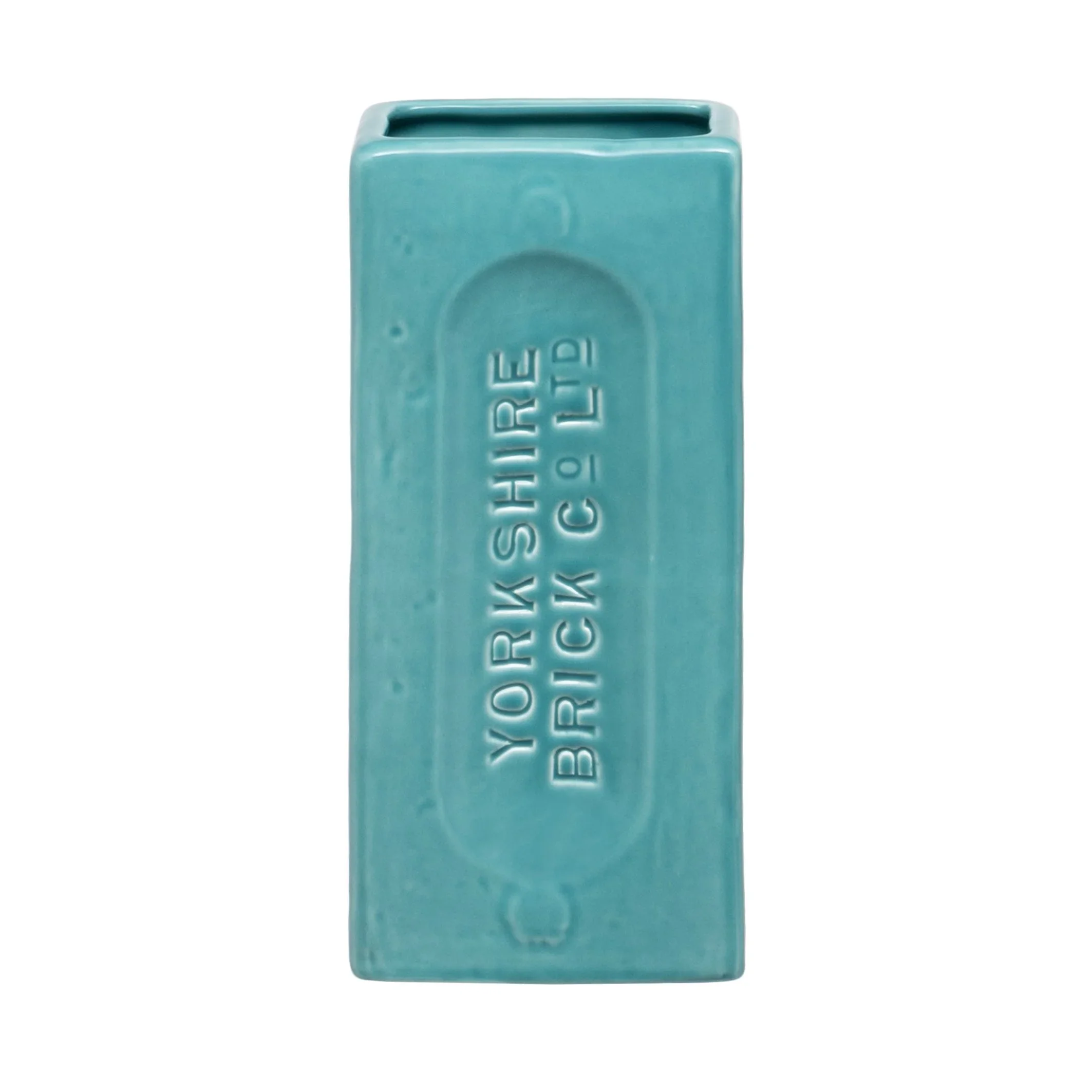 Yorkshire Brick Vase, Turquoise - Image 5