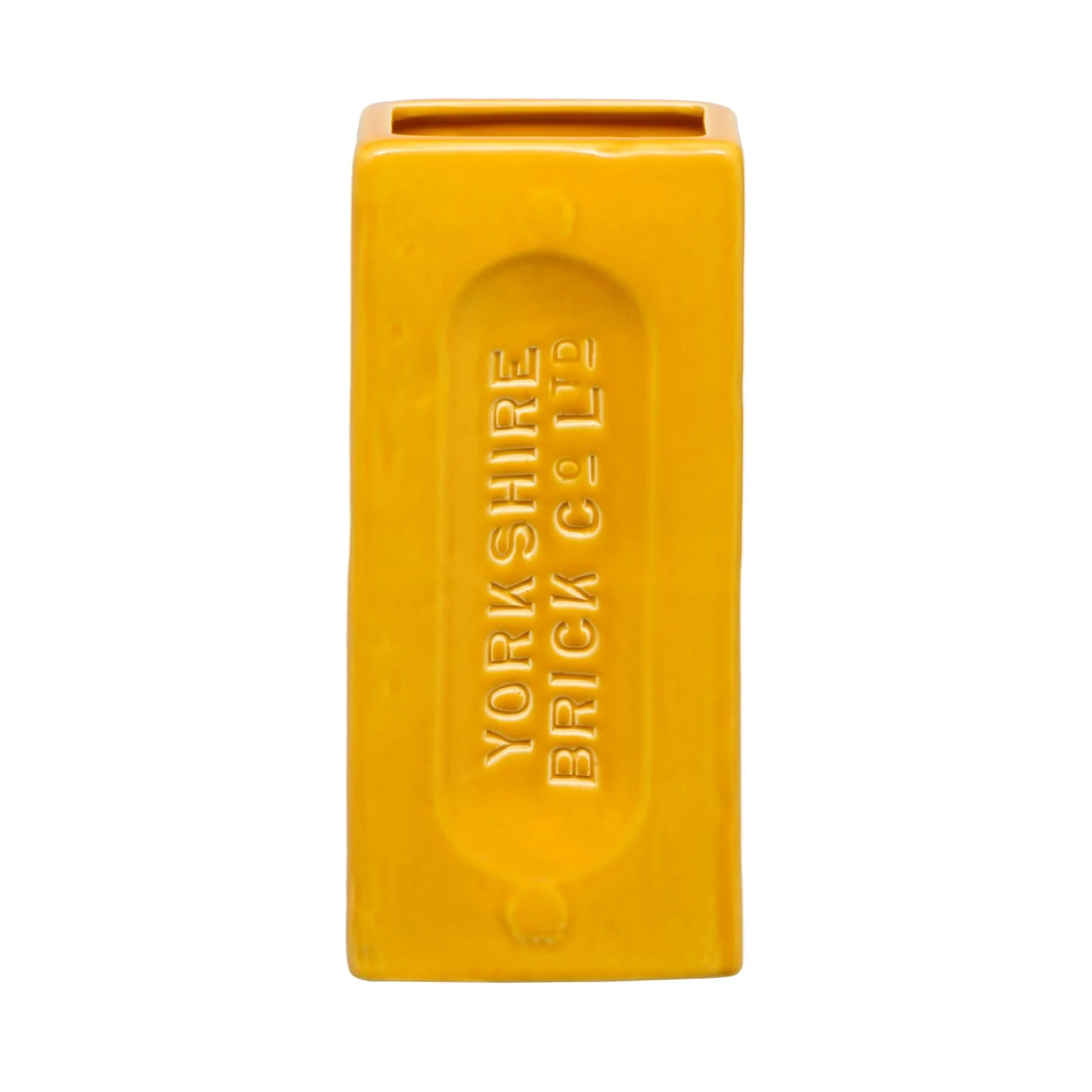 Yorkshire Brick Vase, Yellow - Image 4