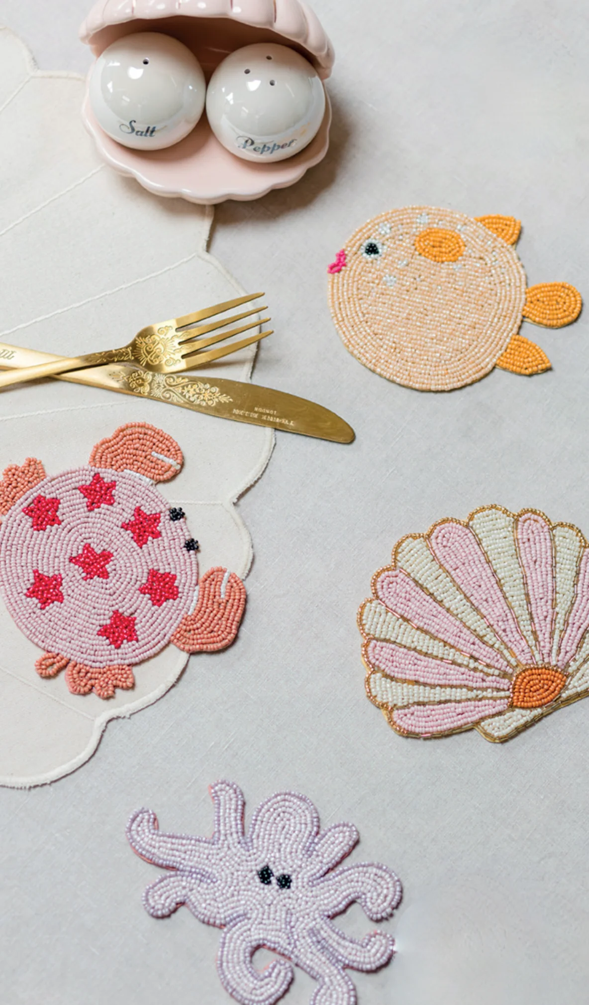 Yvonne Ellen Beaded Animal Coasters ( Set Of 4 ) - Image 5