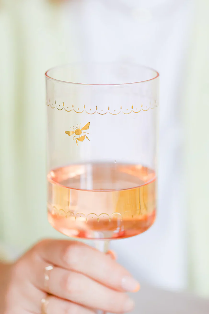 Yvonne Ellen Bee Wine Glasses, ( Set Of Two ) - Image 5