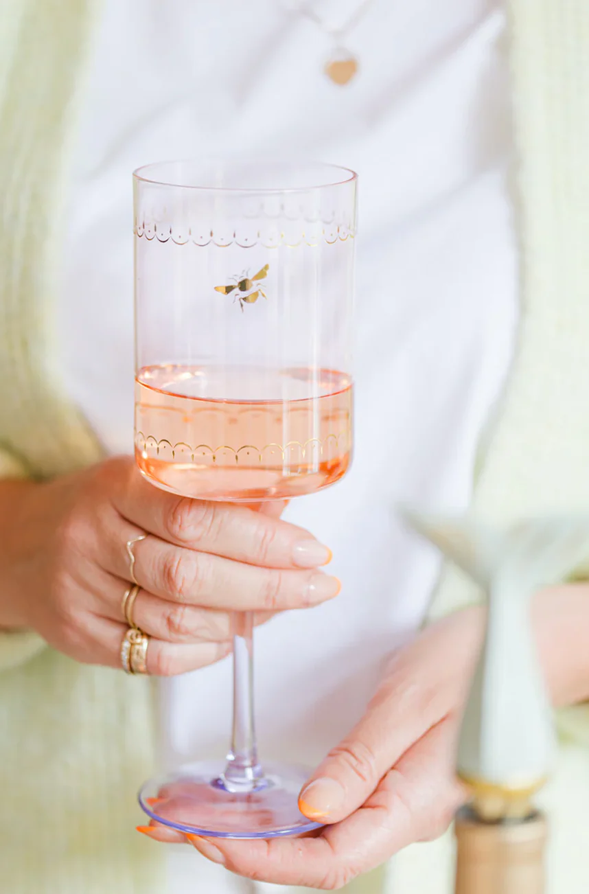 Yvonne Ellen Bee Wine Glasses, ( Set Of Two ) - Image 7