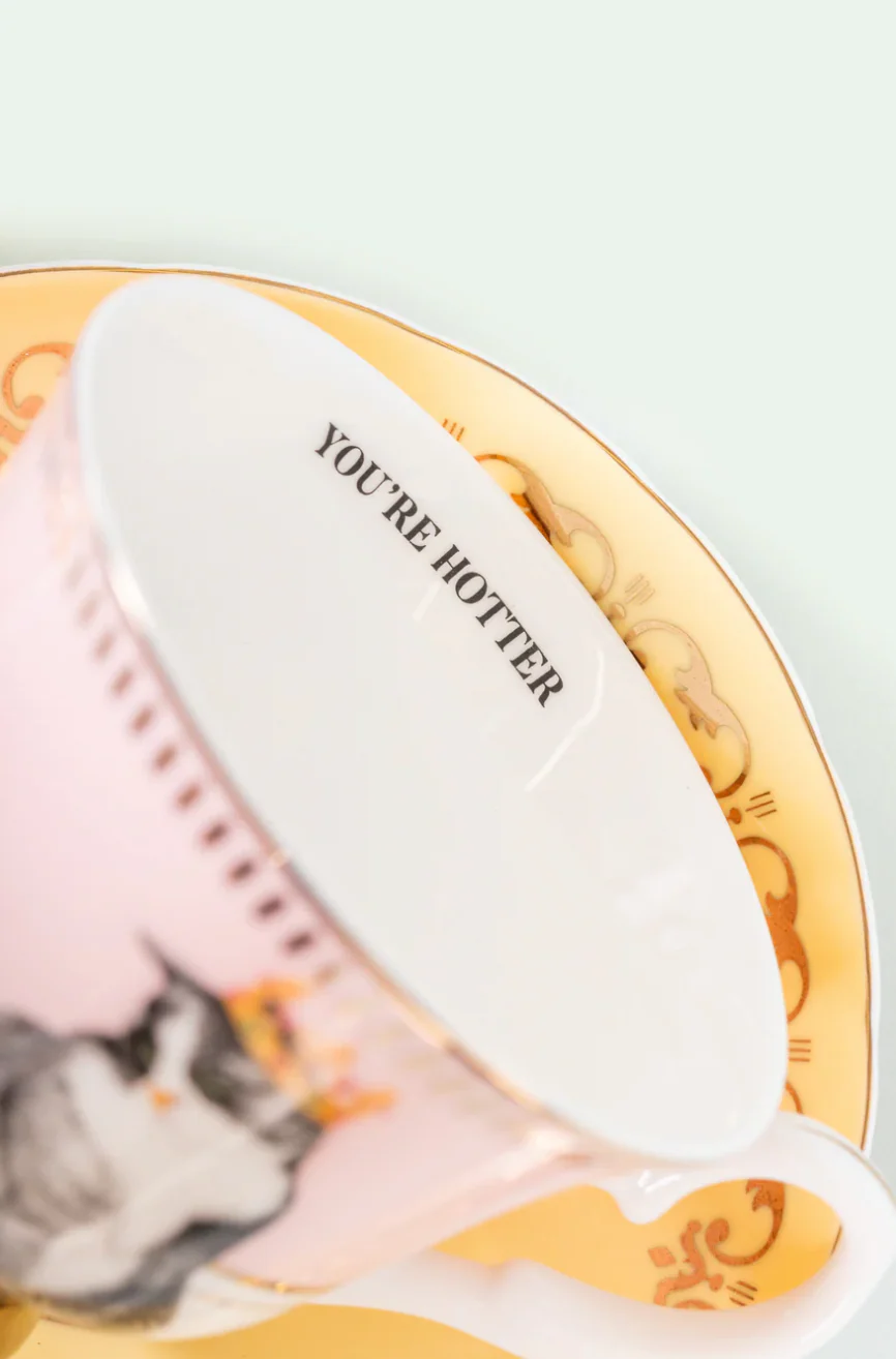 Yvonne Ellen Best Of British Cup & Saucer, Set Of 2 - Image 4