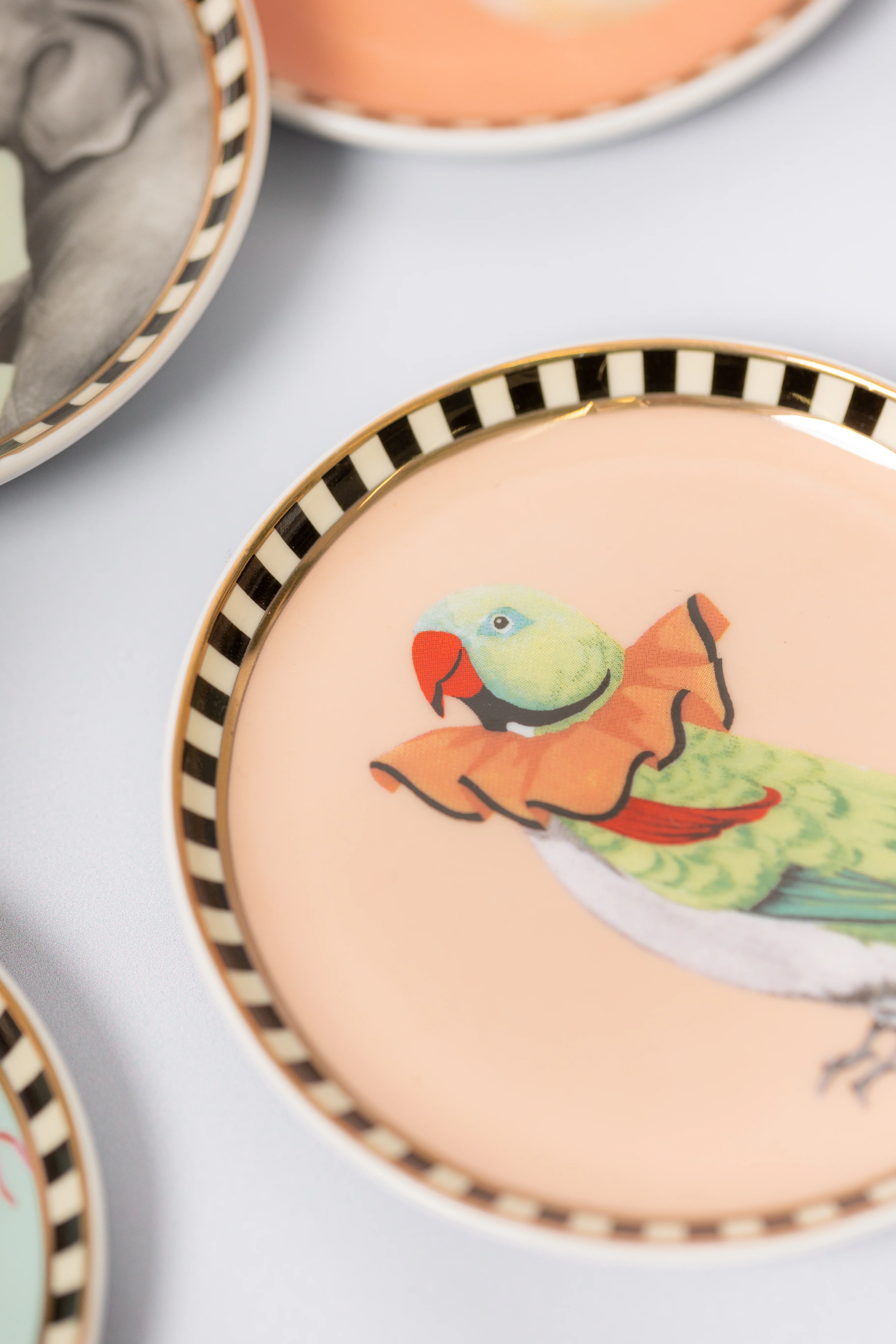 Yvonne Ellen Ceramic Coasters, Animals ( Set Of 4 ) - Image 4