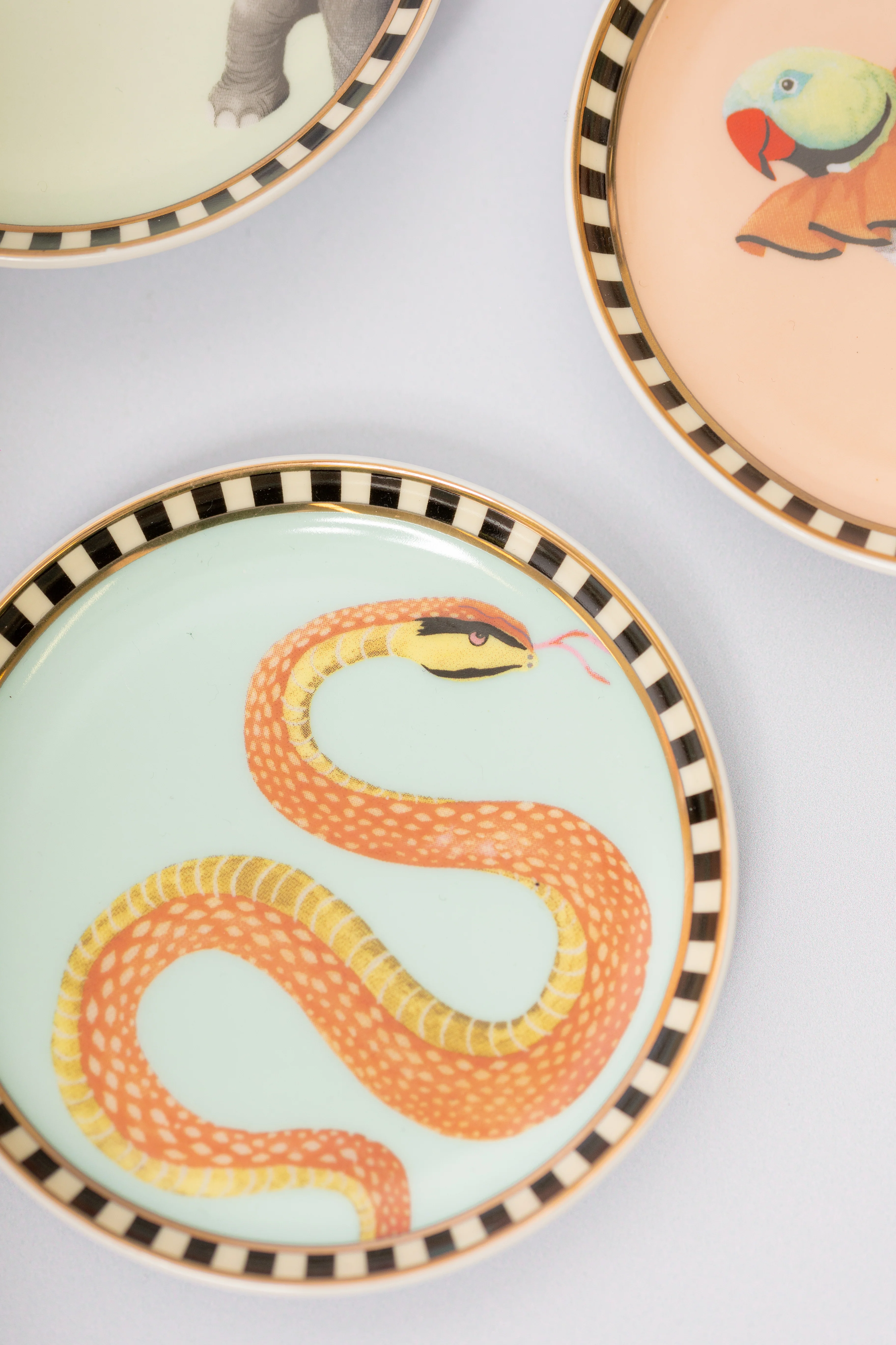 Yvonne Ellen Ceramic Coasters, Animals ( Set Of 4 ) - Image 5
