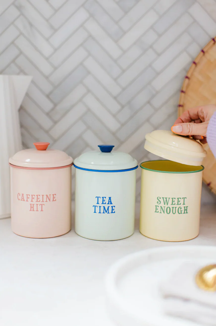 Yvonne Ellen Enamel Sugar Storage Canister - Image 6