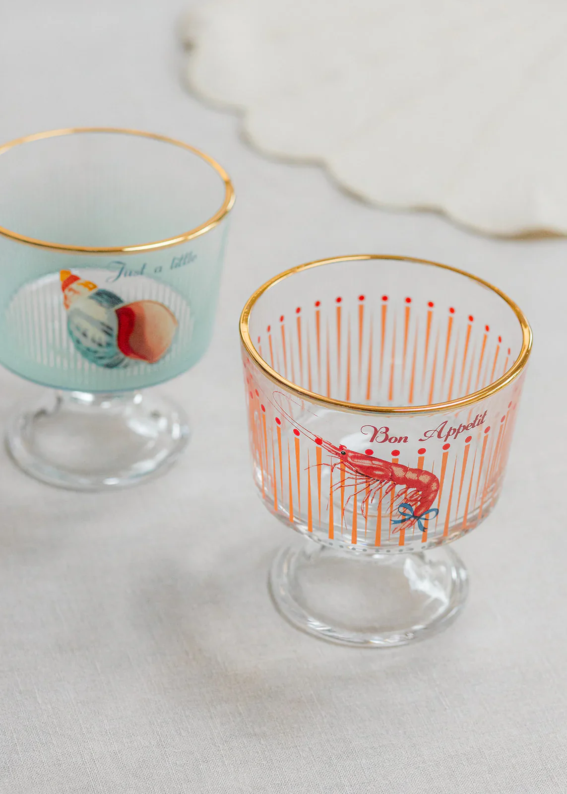 Yvonne Ellen Glass Dessert Bowls , Set Of 2 - Image 4