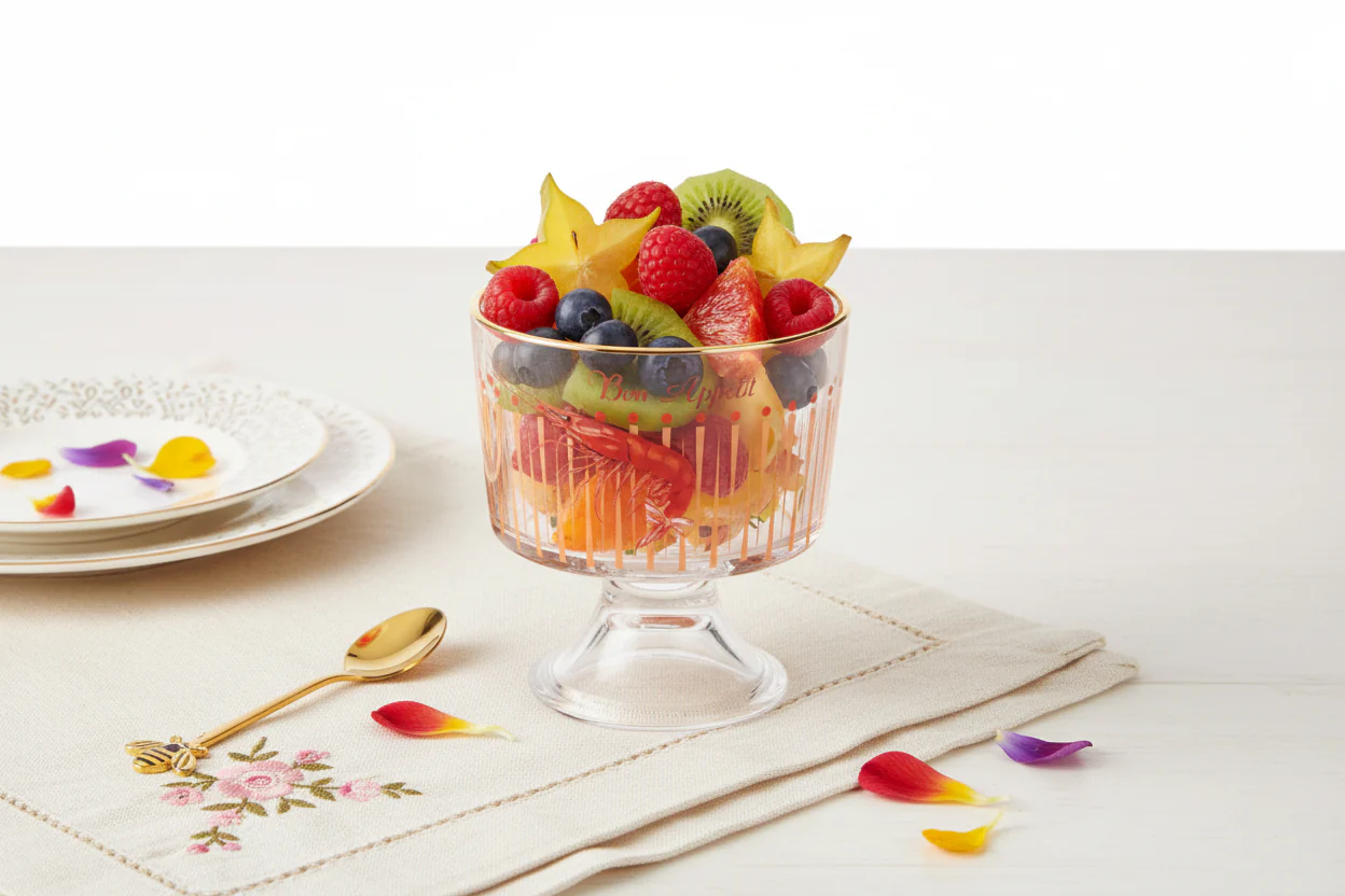Yvonne Ellen Glass Dessert Bowls , Set Of 2 - Image 6