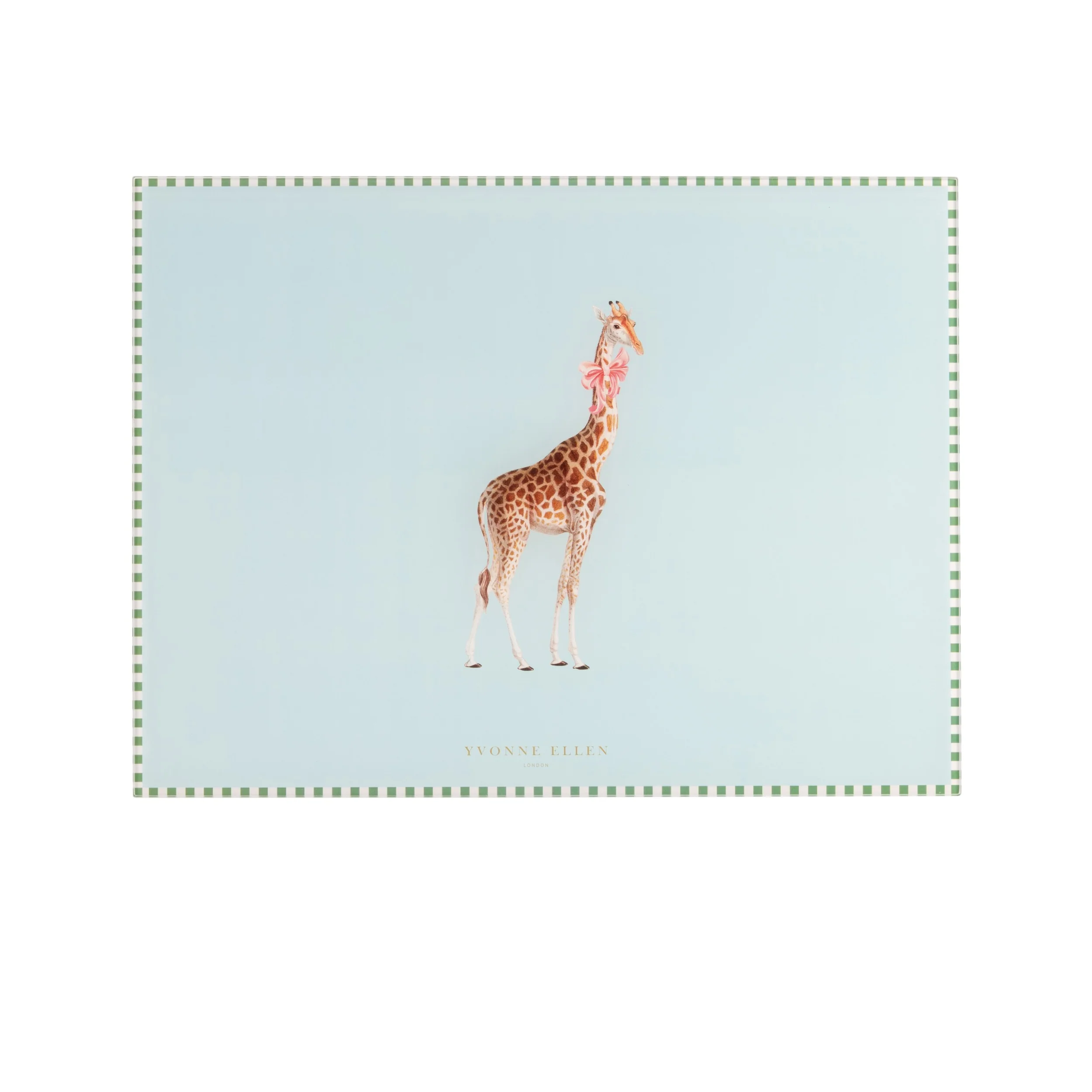 Yvonne Ellen Glass Worktop Saver, Giraffe - Image 5