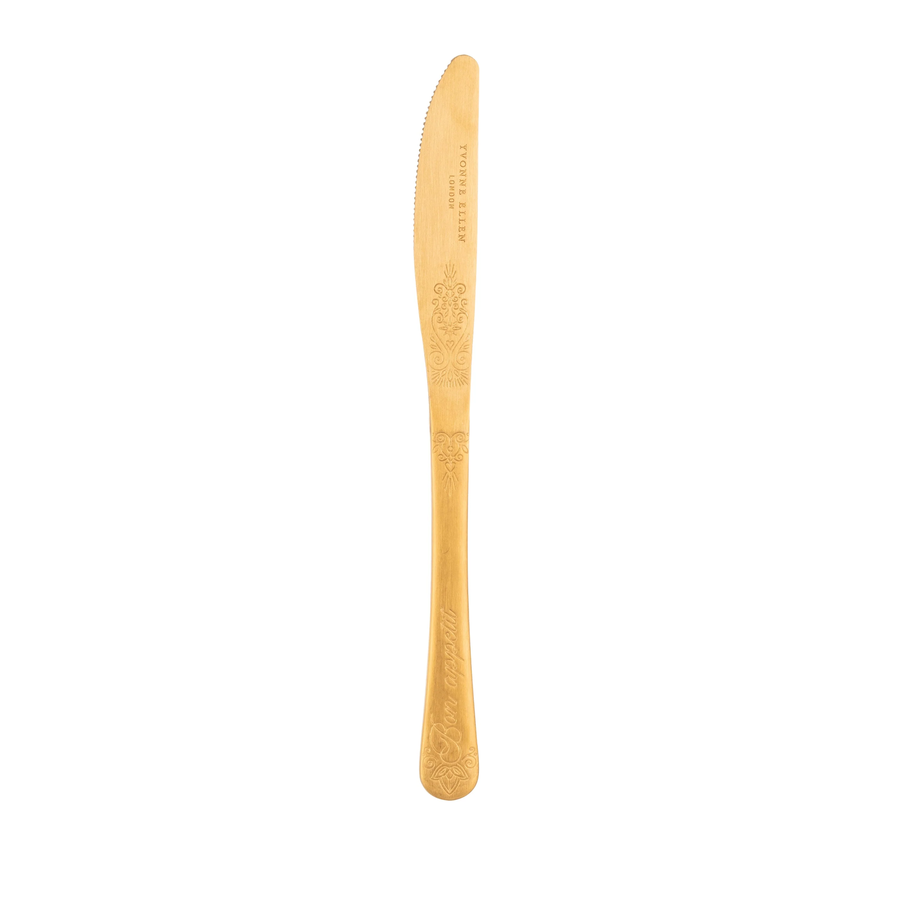 Yvonne Ellen Gold Cutlery Set (16 Pieces) - Image 14