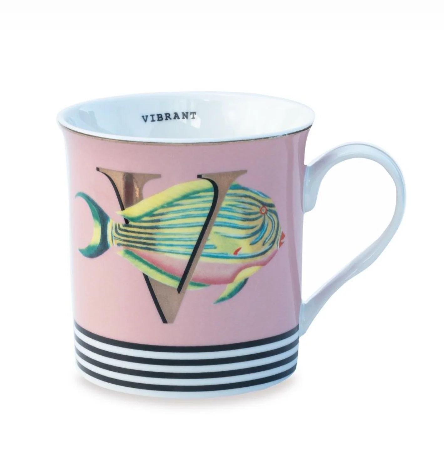 Yvonne Ellen Gold Edition Alphabet Mug Small - Image 27
