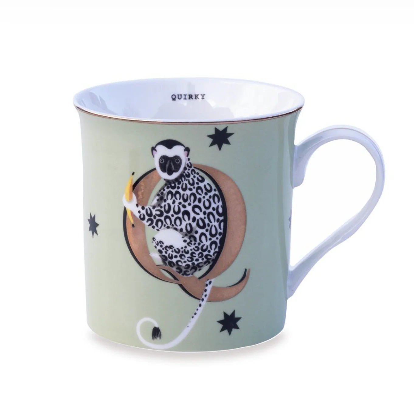 Yvonne Ellen Gold Edition Alphabet Mug Small - Image 32