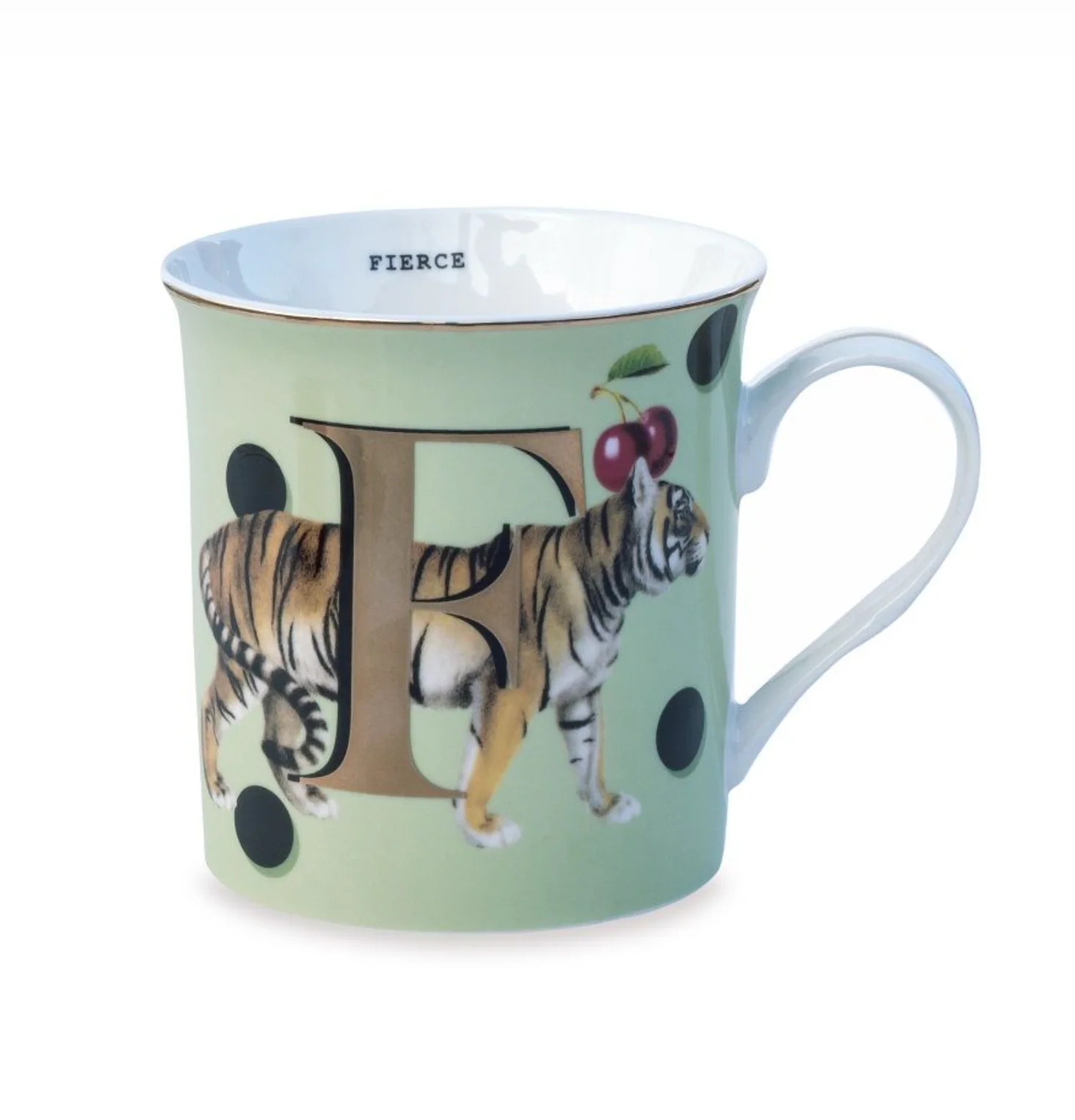 Yvonne Ellen Gold Edition Alphabet Mug Small - Image 43