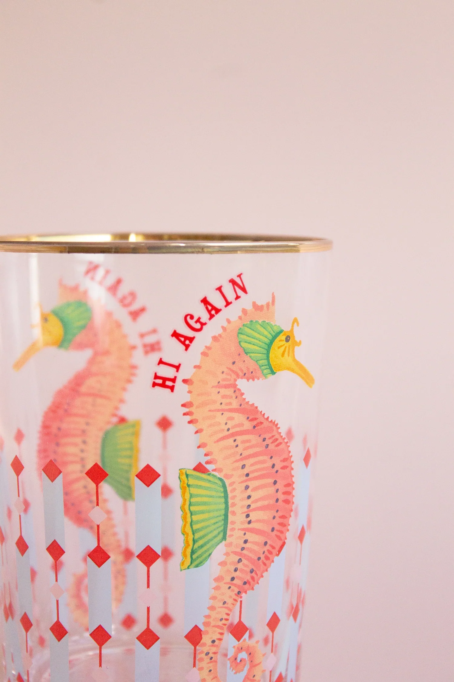 Yvonne Ellen Hi Ball Glass, Seahorse - Image 2