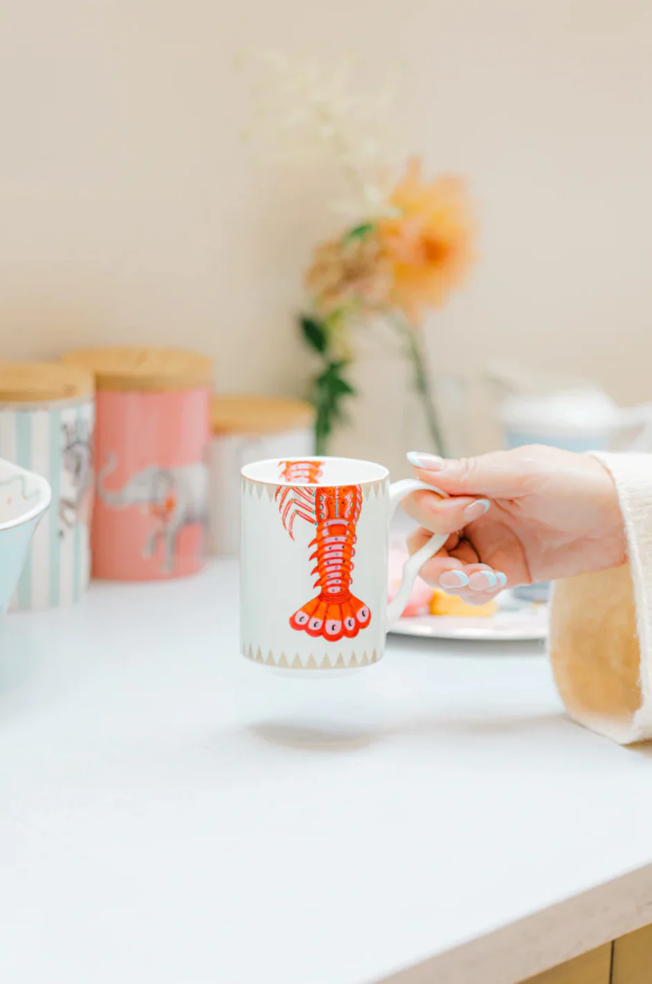 Yvonne Ellen Lobster Mug - Image 4