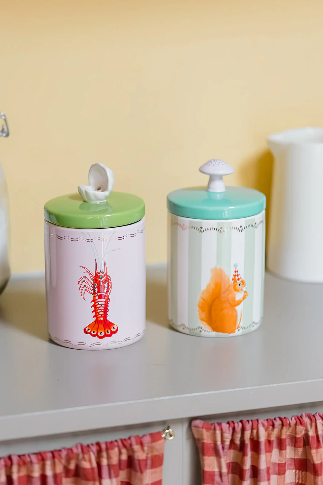 Yvonne Ellen Round Storage Jar, Squirrel - Image 5