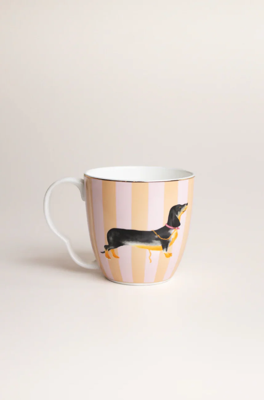 Yvonne Ellen Sausage Dog Large Mug