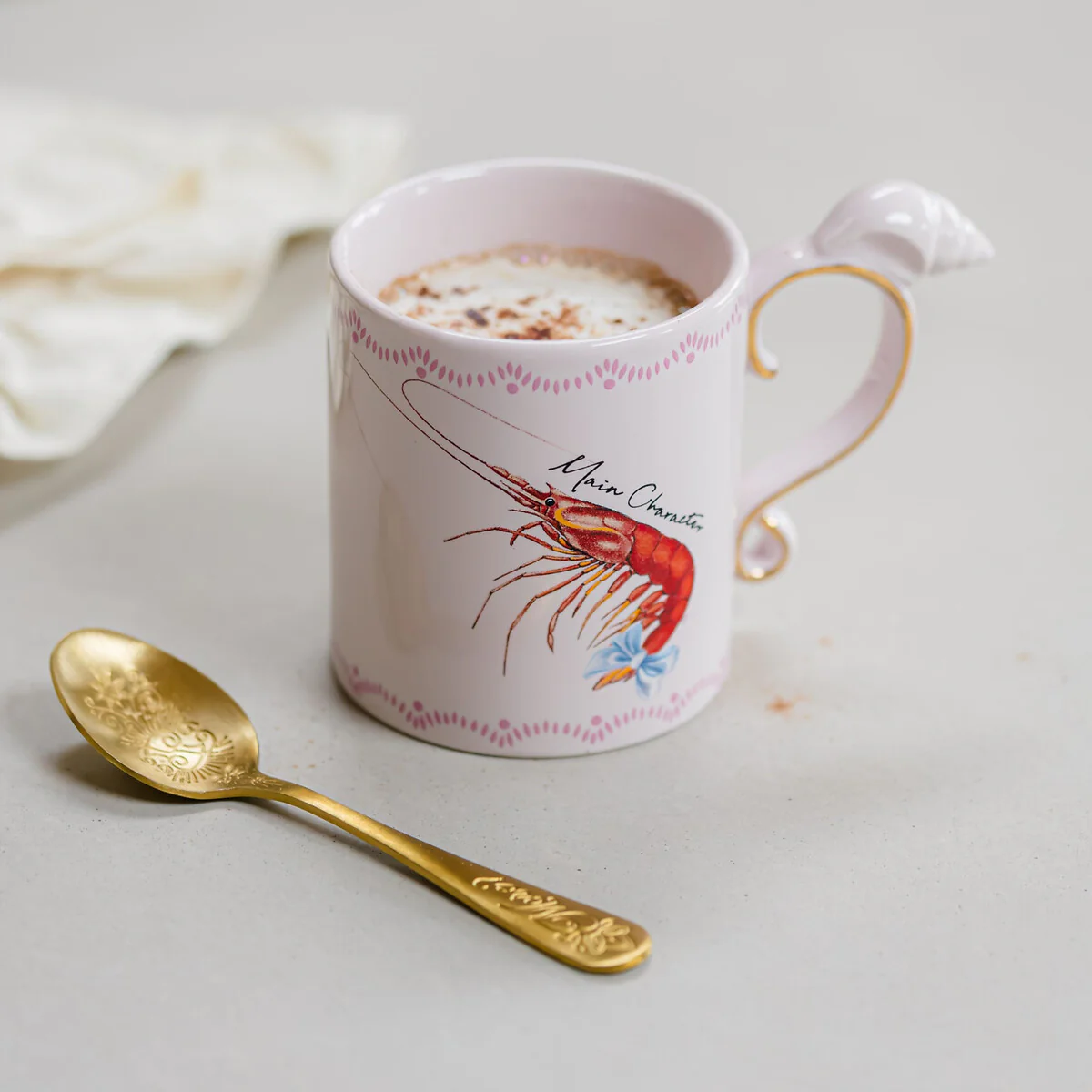 Yvonne Ellen Sea Shell Handle Mug