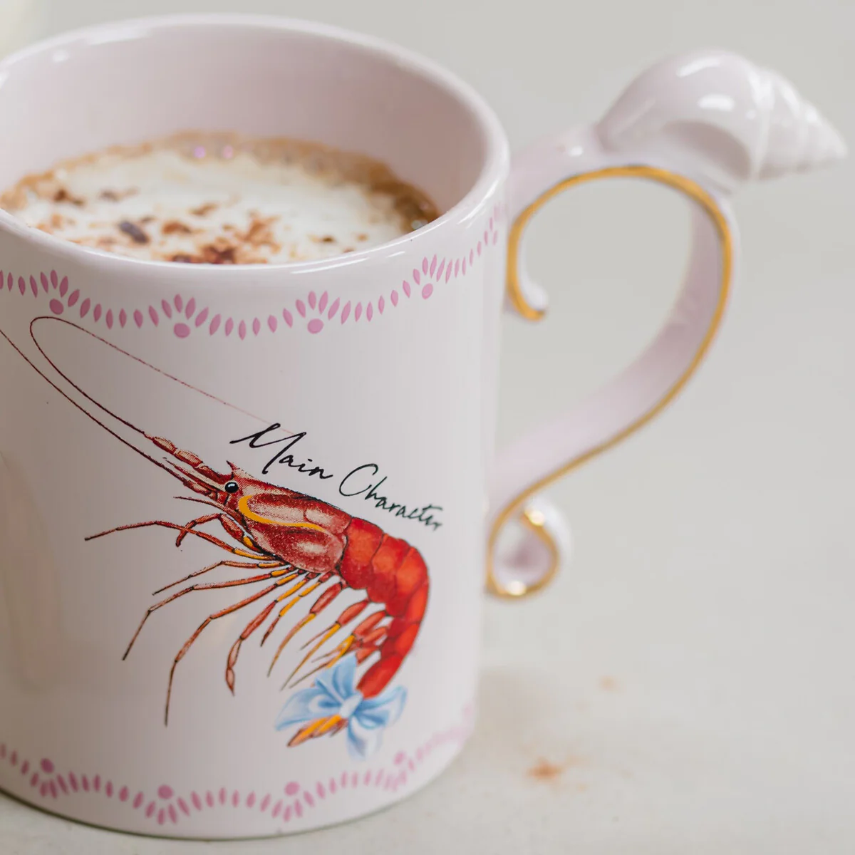 Yvonne Ellen Sea Shell Handle Mug - Image 2