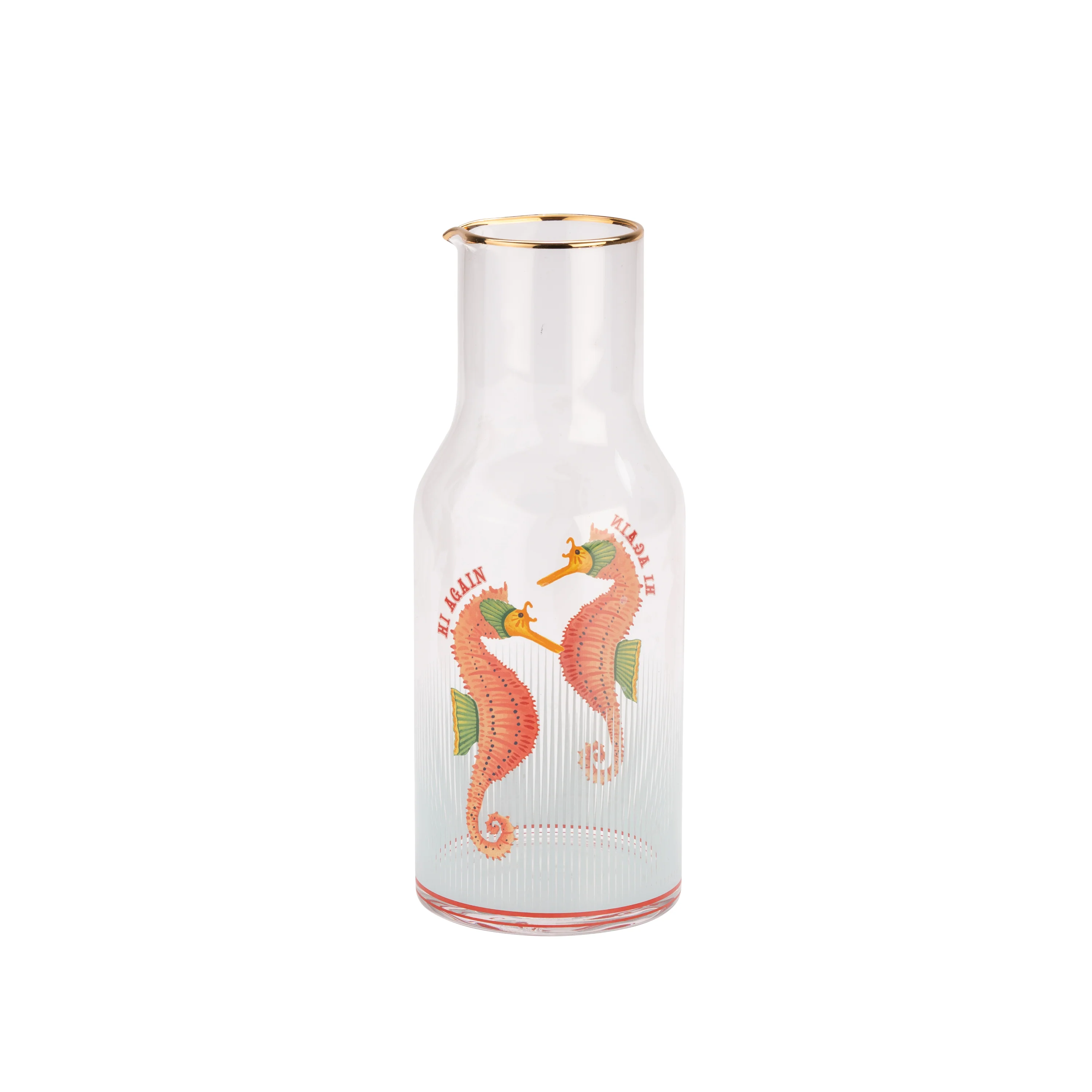 Yvonne Ellen Seahorse Glass Carafe - Image 7