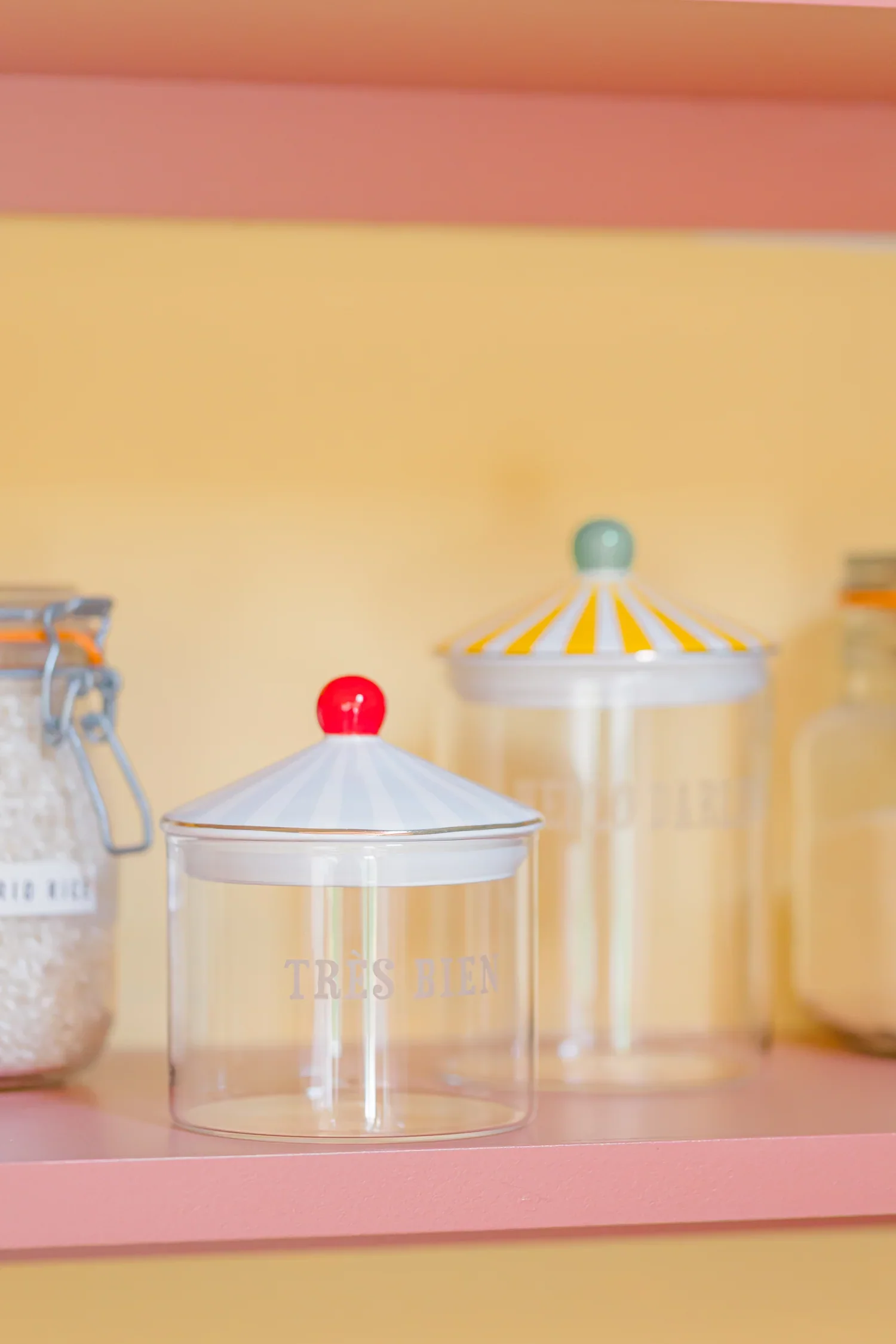 Yvonne Ellen Small Glass Storage Jar, Tres Bien - Image 5