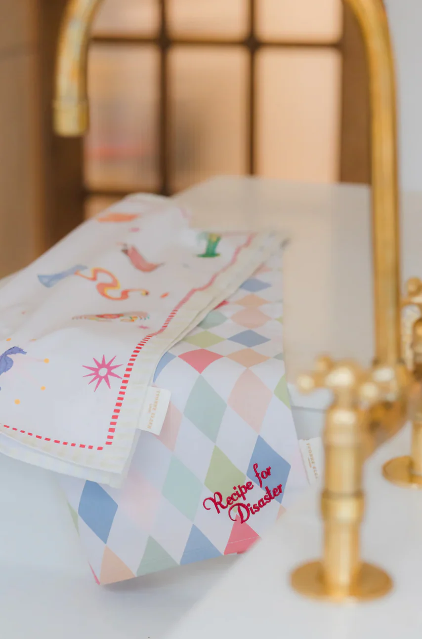 Yvonne Ellen Tea Towels, Harlequin ( Set Of 2 ) - Image 3