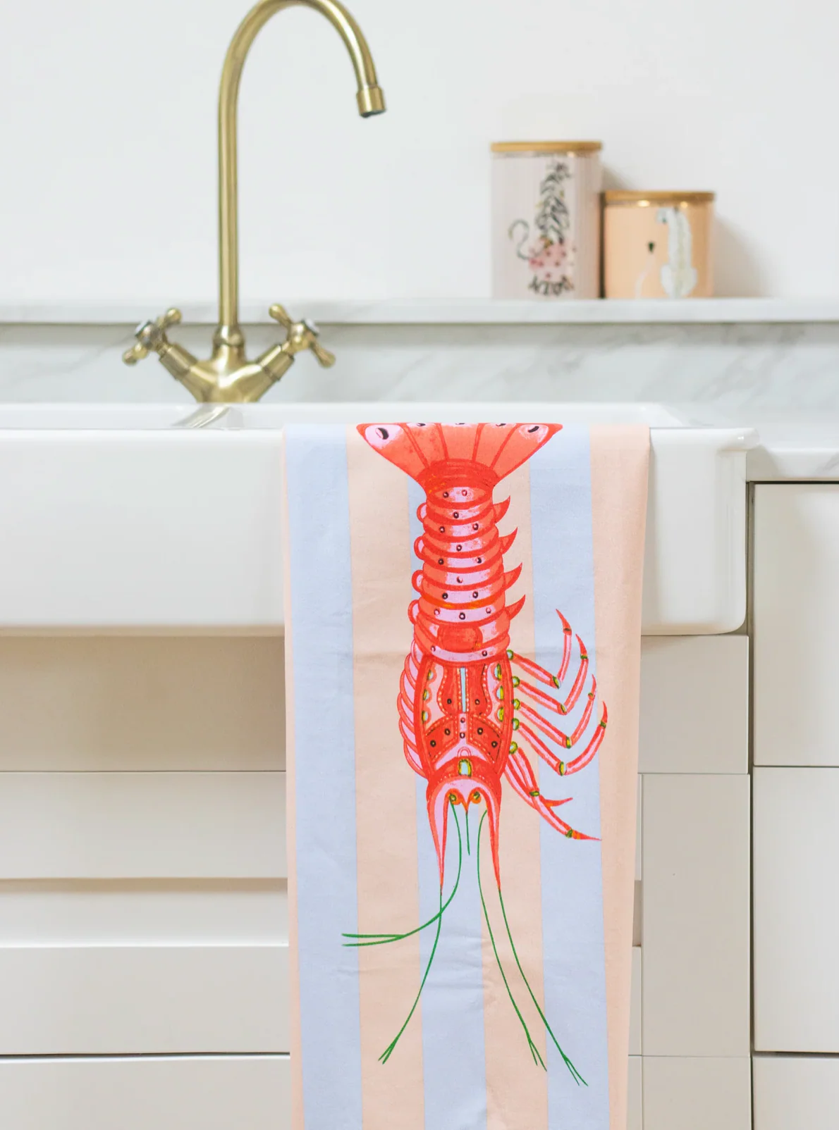 Yvonne Ellen Tea Towels, Lobster (Set Of 2) - Image 2