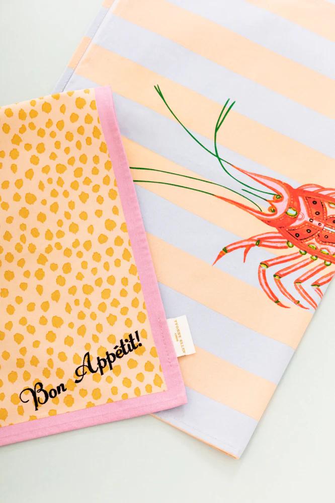 Yvonne Ellen Tea Towels, Lobster (Set Of 2) - Image 4