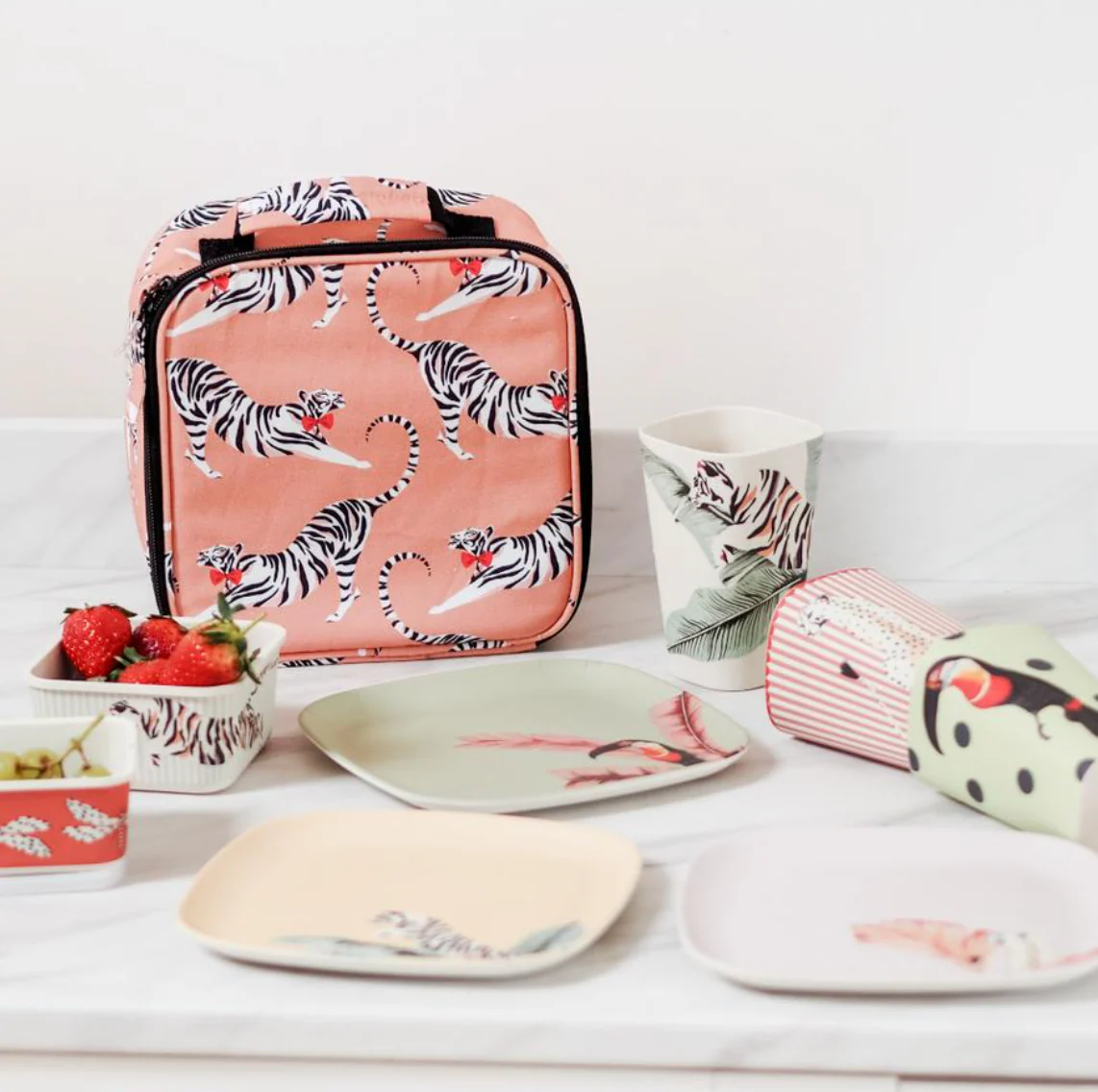 Yvonne Ellen Tiger Lunch Bag - Image 5