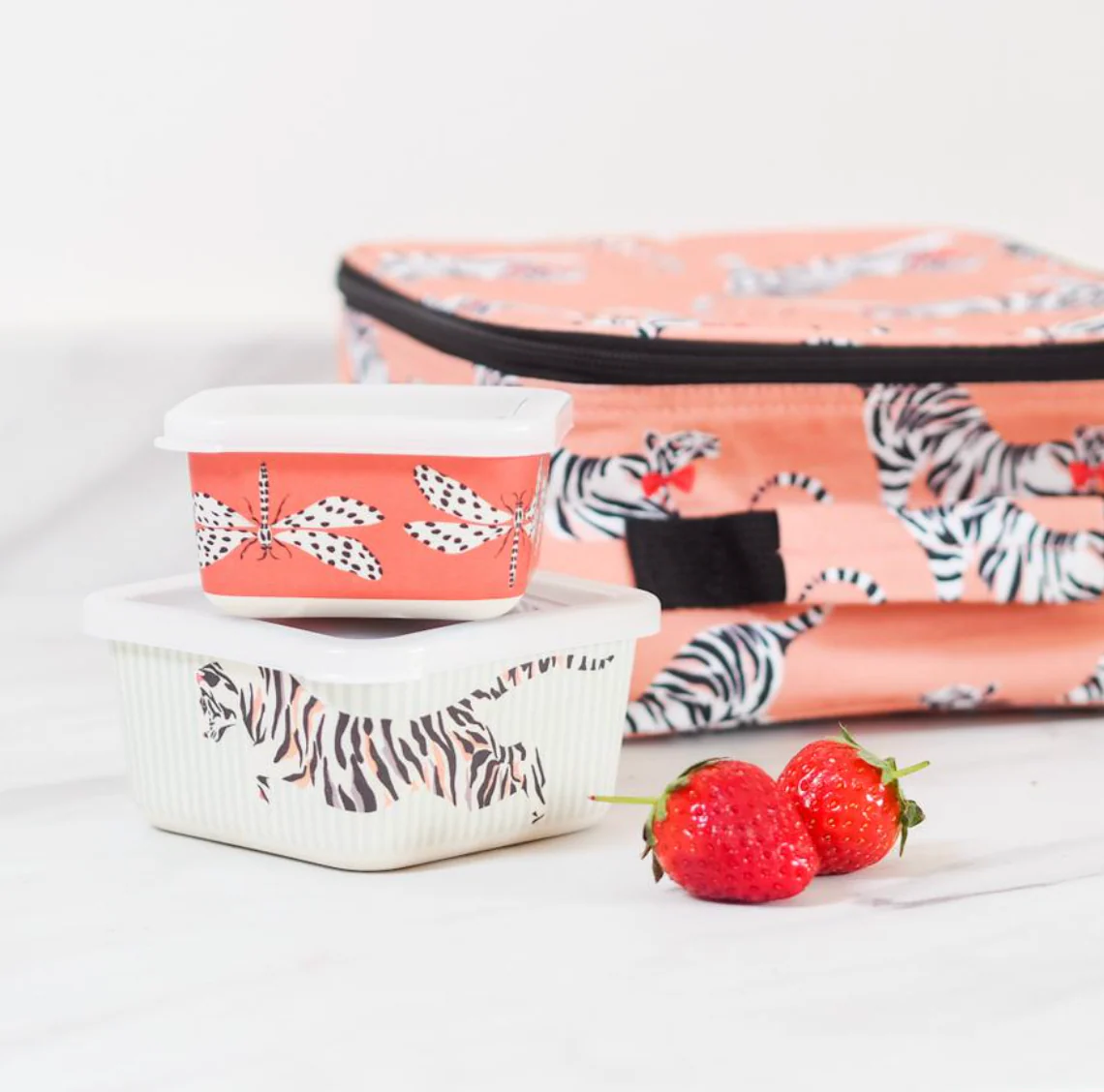 Yvonne Ellen Tiger Lunch Bag - Image 7